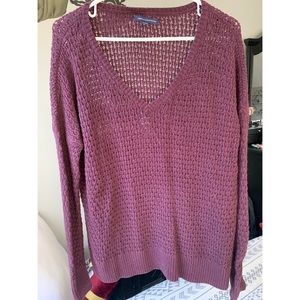 Plum American Eagle Sweater